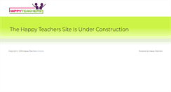 Desktop Screenshot of happy-teachers.com