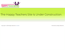 Tablet Screenshot of happy-teachers.com